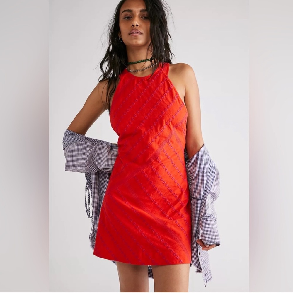 Free People Juni Backless Mini Dress